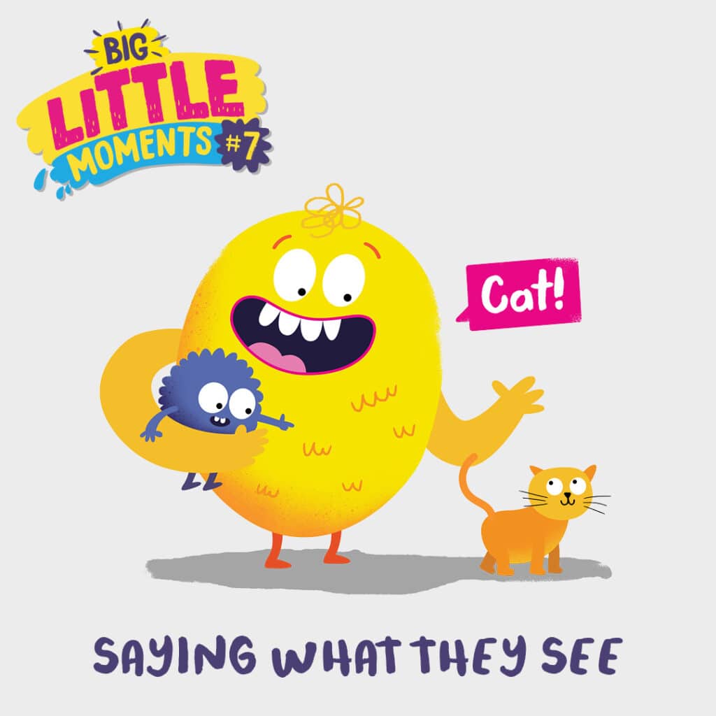 Saying what they see